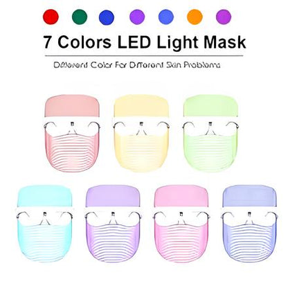 7-Color LED Light Therapy Mask – Skin Rejuvenation & Anti-Aging Beauty Solution